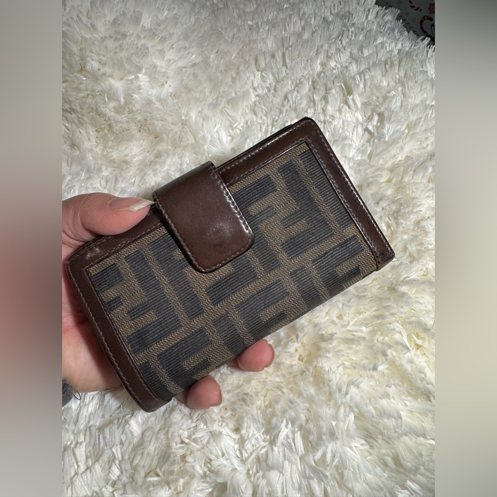 Fendi compact wallet
